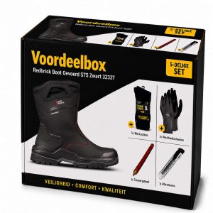 redbrick boot gevoerd s7s zwart voordeelbox